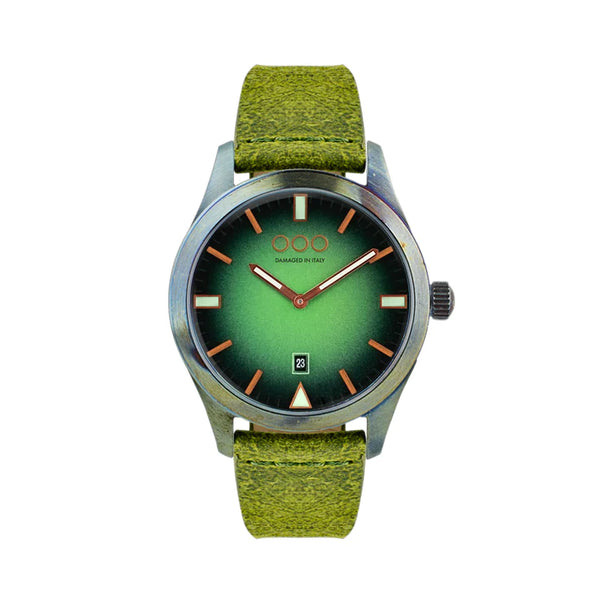 GREEN 143 WATCH BY OUT OF ORDER - 40MM, STAINLESS STEEL