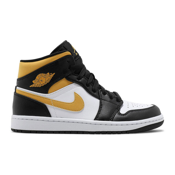 AIR JORDAN 1 MID ‘BLACK UNIVERSITY GOLD’