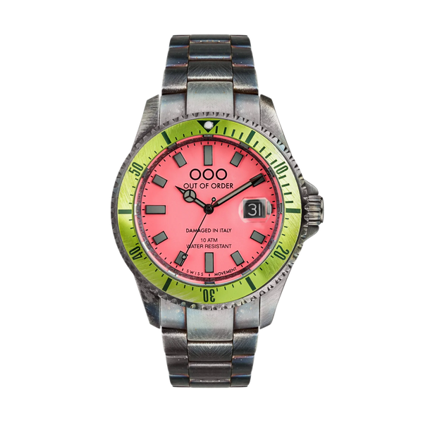 CASANOVA ANGURIA WATCH BY OUT OF ORDER - 44MM, SAPPHIRE CRYSTAL, STAINLESS STEEL